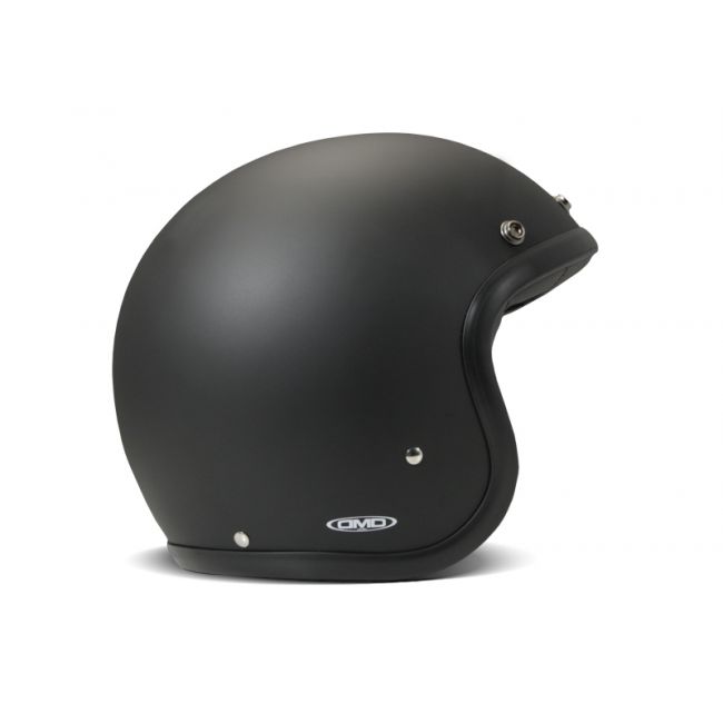 Casco da moto jet SOLID Matt DMD nero