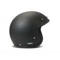 Casco da moto jet SOLID Matt DMD nero