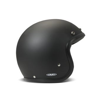 Casco da moto jet SOLID Matt DMD nero
