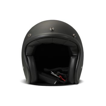 Casco da moto jet SOLID Matt DMD nero