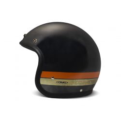 Handmade Goldie Black Open Face Helmet - DMD