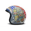 CAPACETE JET ABERTO VINTAGE WOLF-DMD