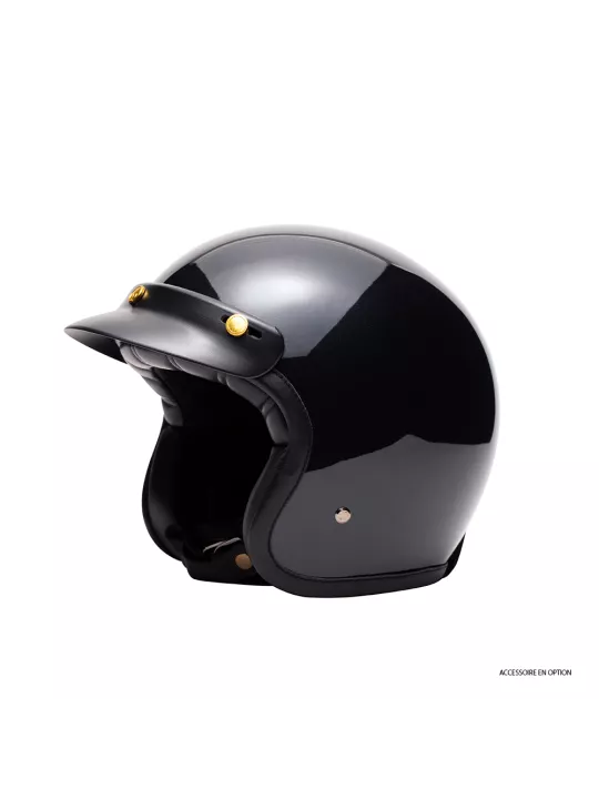 The Classic Open Face Helmet Black - Marko