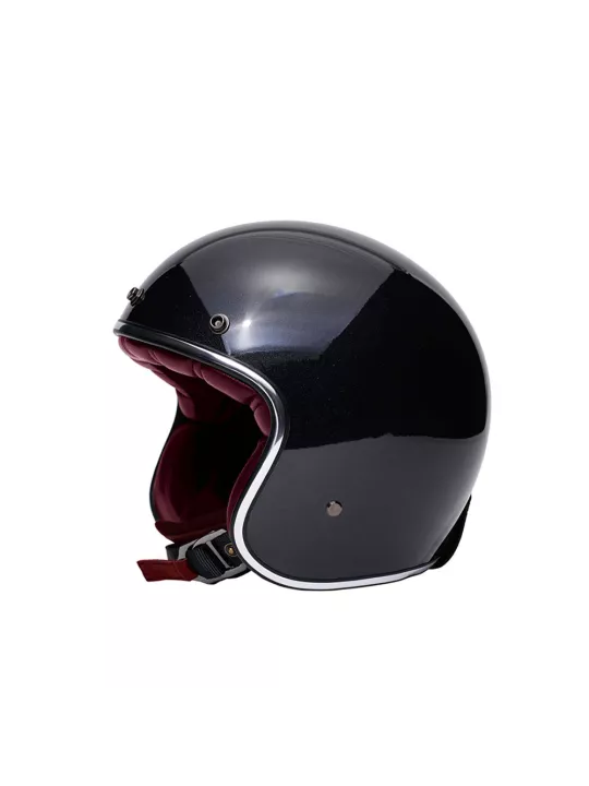 Helm Jet The Classic - Mârkö (Schwarz/Rot)