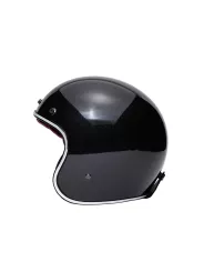 The Classic Open Face Helmet Black/Red - Marko