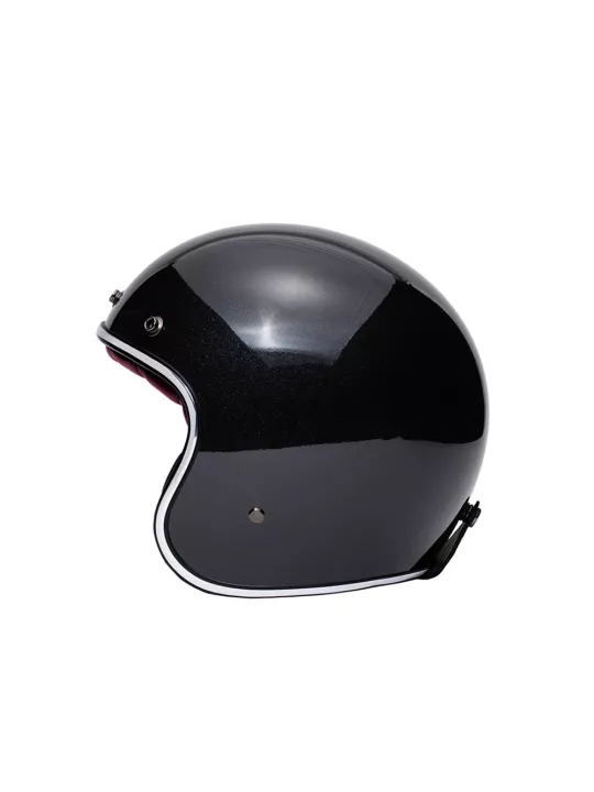Helm Jet The Classic - Mârkö (Schwarz/Rot)