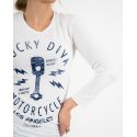 PULL PERFORMANCE LUCKY DIVA L/S - THE ROKKER COMPANY