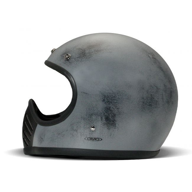 Handmade Seventy Five Point Black Full Face Helmet - DMD