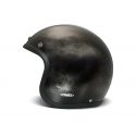 Handmade Vintage Fulmine Black Open Face Helmet - DMD