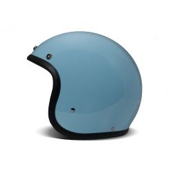 Casco Jet Vintage Azul Claro - Dmd