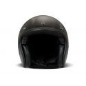 Handmade Vintage Smile Black Open Face Helmet - DMD