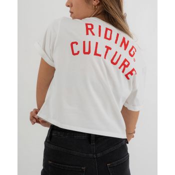 Logo Crop Top T-Shirt - Riding Culture
