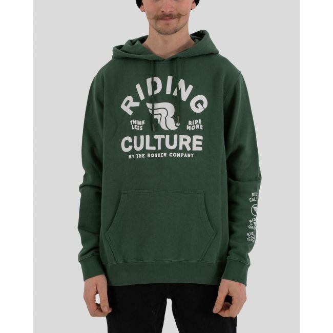 SWEAT GREEN HOODIE - RIDING CULTURE