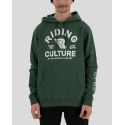 SWEAT GREEN HOODIE - RIDING CULTURE