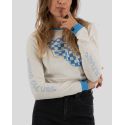 PULL CHECKERBOARD CROP TOP LONGSLEEVE LADY - RIDING CULTURE