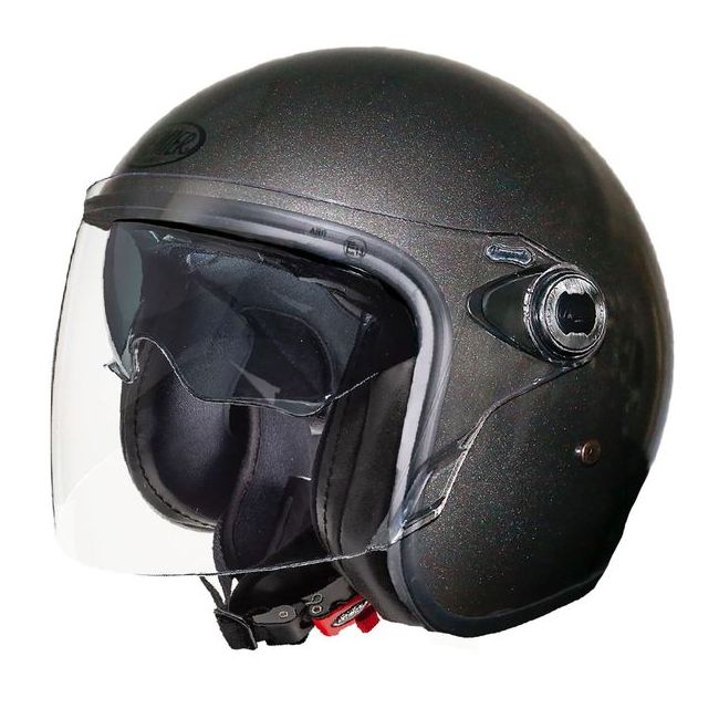 Vangarde U17 Metal Grey Open Face Helmet - Premier