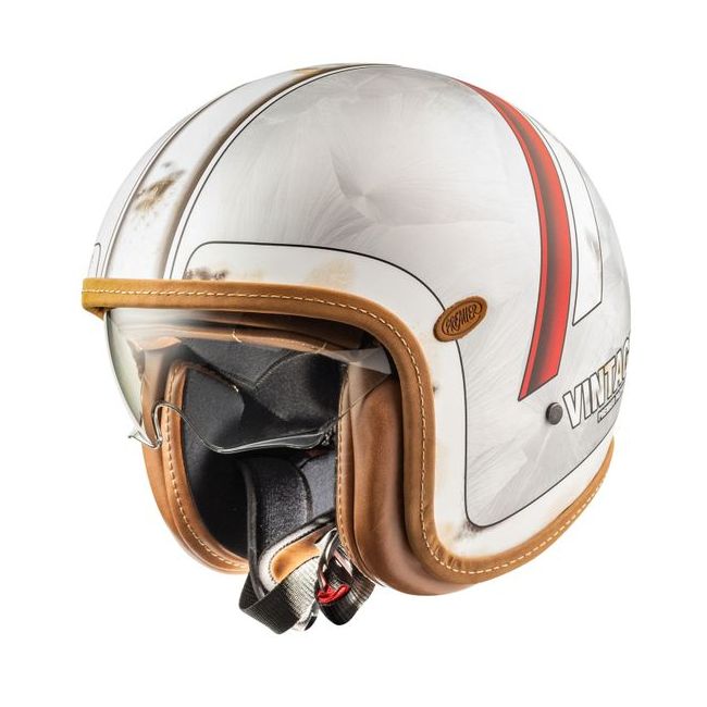 CASQUE JET VINTAGE PLATINUM DRDO8BM - PREMIER