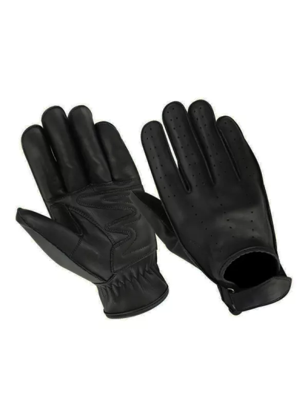Andrea Biker's Gloves - Black