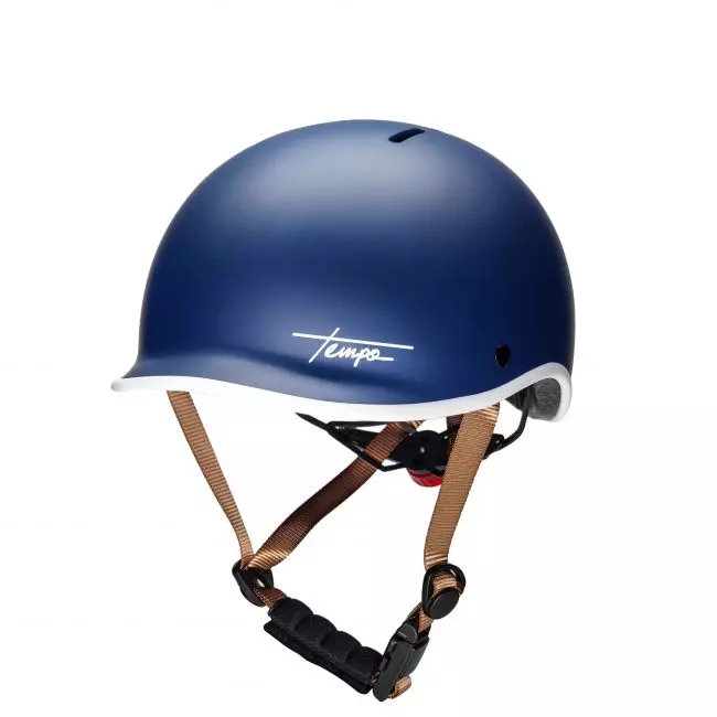 CASQUE VELO VINTAGE TEMPO - MÂRKÖ (Bleu mat)