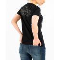 T-SHIRT FEMME WINGS LADY BLACK - ROKKER