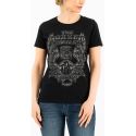 T-SHIRT FEMME WINGS LADY BLACK - ROKKER