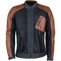 Colt Air Canvas Denim-Mesh Leather retro jacket- Helstons