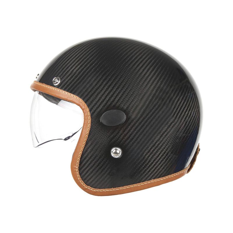 Helm Jet Naked Helmet Carbon Fiber Helstons