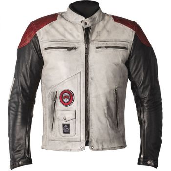 Tracker Leather Rag retro jacket- Helstons