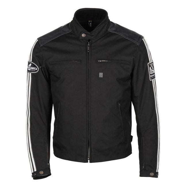 Ace Tissu-Leather retro jacket- Helstons