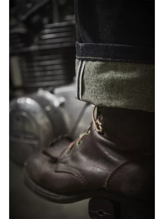 JEANS GREASY SELVEDGE - FUEL