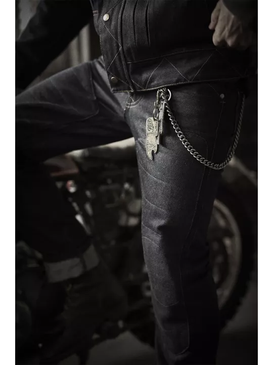 JEANS GREASY SELVEDGE - FUEL