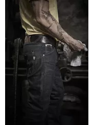 JEANS GREASY SELVEDGE - FUEL