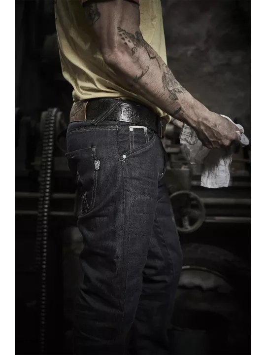 JEANS GREASY SELVEDGE - FUEL