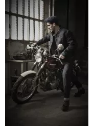 JEANS GREASY SELVEDGE - FUEL