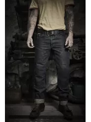 JEANS GREASY SELVEDGE - FUEL