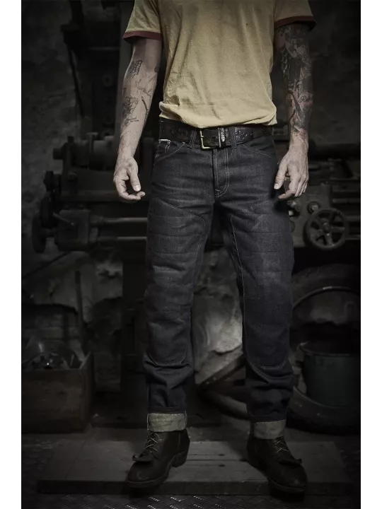 JEANS GREASY SELVEDGE - FUEL