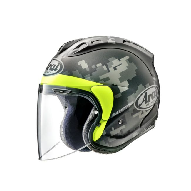 Sz/R Vas Mimetic Open Face Helmet - ARAI