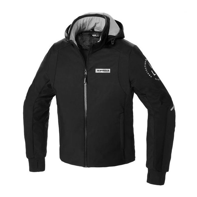 Blouson Moto Vintage Hoodie Armor H2Out - Spidi