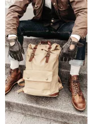 Guanti di Andrea Brown Biker - Vintage