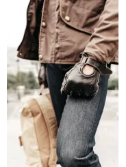 Guanti di Andrea Brown Biker - Vintage