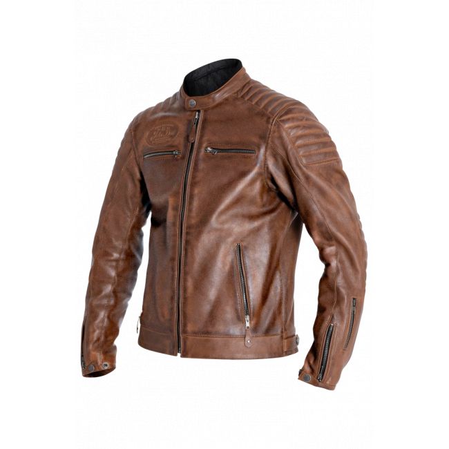 Chaqueta de moto de cuero Dexter - John Doe