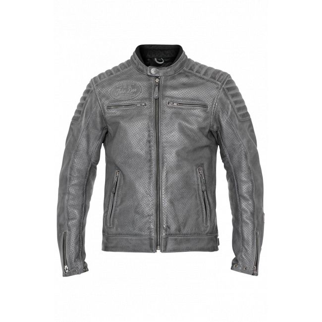 Blouson Moto Cuir Storm - John Doe