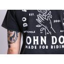 T-Shirt Moto Femme Rose Fade Out - John Doe