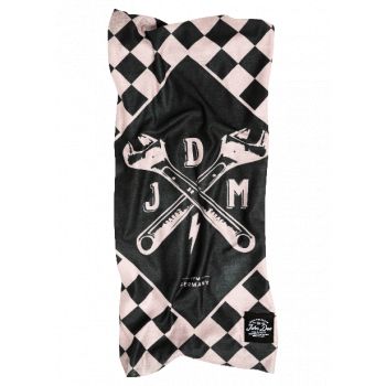 Tour De Cou Moto Classic Jdm Flag - John Doe