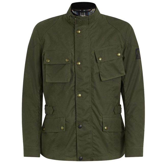 BLOUSON HOMME CROSBY JACKET FOREST GREEN-BELSTAFF