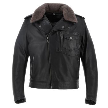 Perco Buffalo Leather retro jacket- Helstons