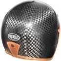 MOTORCYCLE HELMET JET VINTAGE CLASSIC CARBON TECH LIMITED EDITION - FIRST