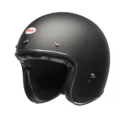 Helm Jet Custom 500 Carbon Matt Black - Bell