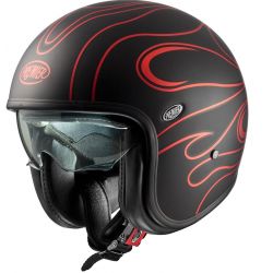 Casco Vintage Fr Rosso Cromato Bm - Premier