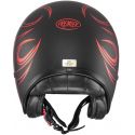 Vintage Fr Red Chromed Bm Open Face Helmet - Premier